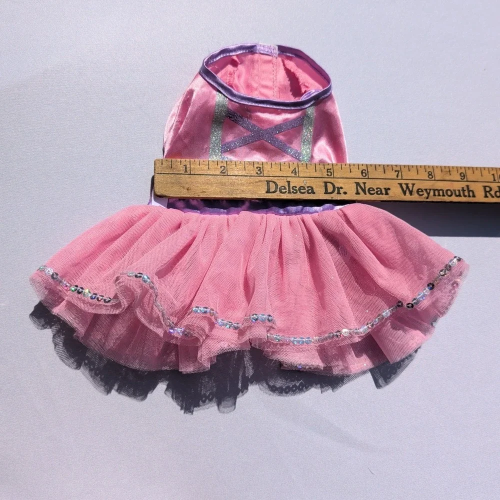 Build‎ A Bear Pink Purple Ballet Tutu Tulle 4 Legged Animal BABW 2017